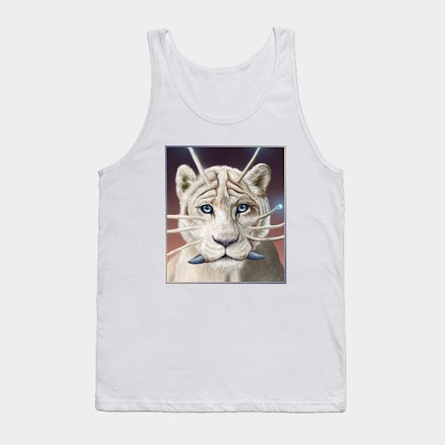 Fantastical Feline Tank Top by Vialle Designs